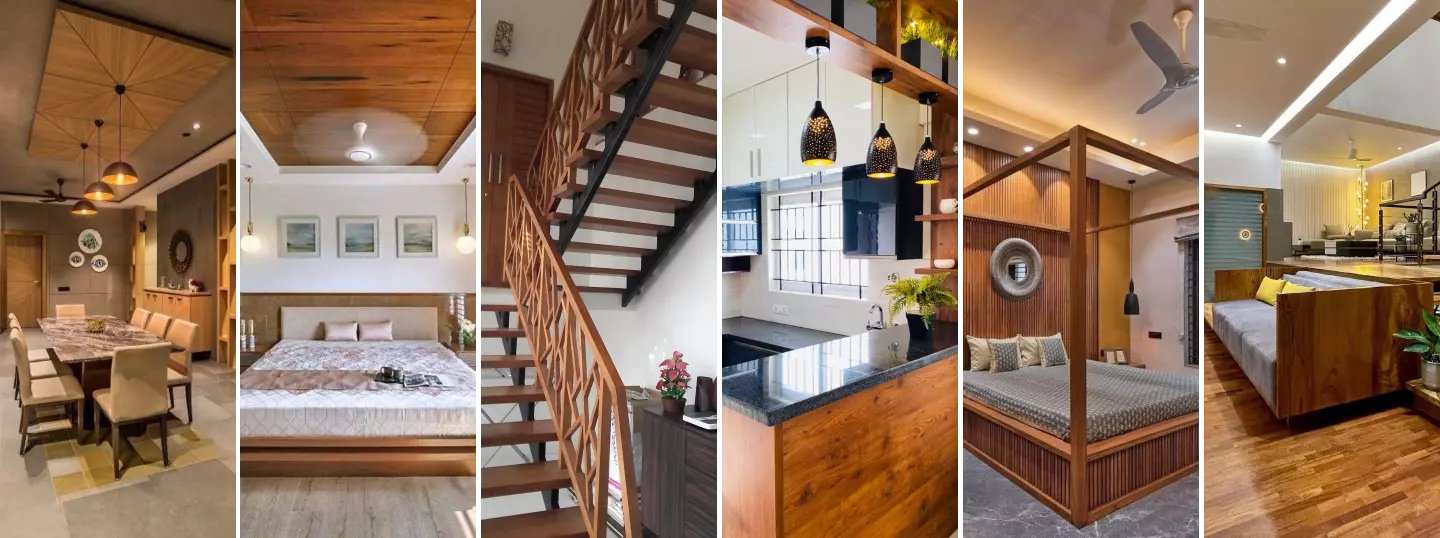 A collage of interior design inspiration