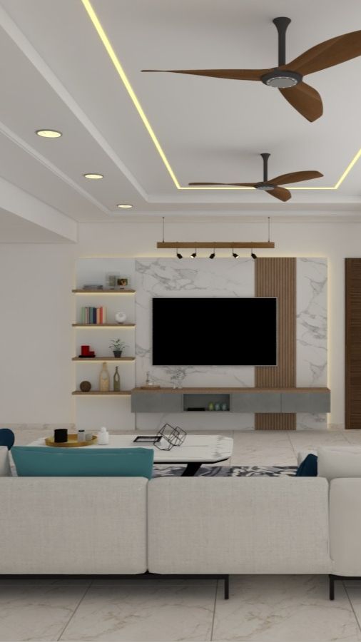 2 ceiling store fan pop design