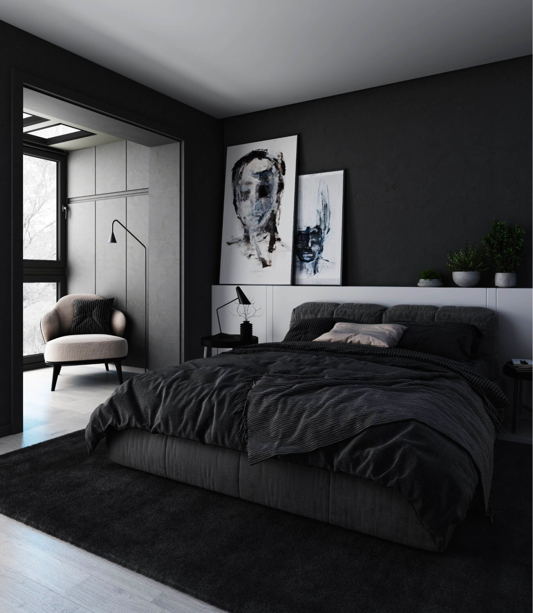 11 Striking Dark Bedrooms Designs To Inspire Sweet Dreams | Kolo Magazine